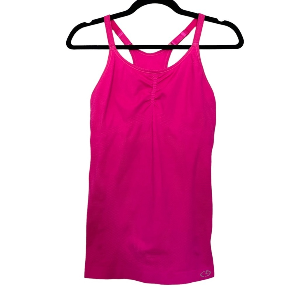 [champion] 2 Duo Dry Max Performance Tops w/Built in Bra Women’s Size L